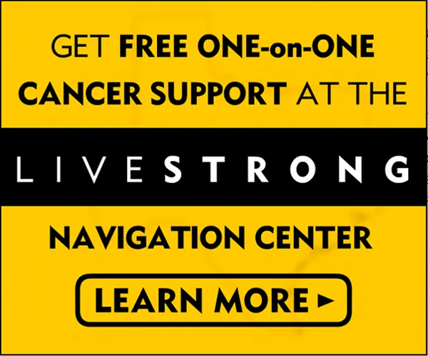 LIVESTRONG Cancer Support Ad
