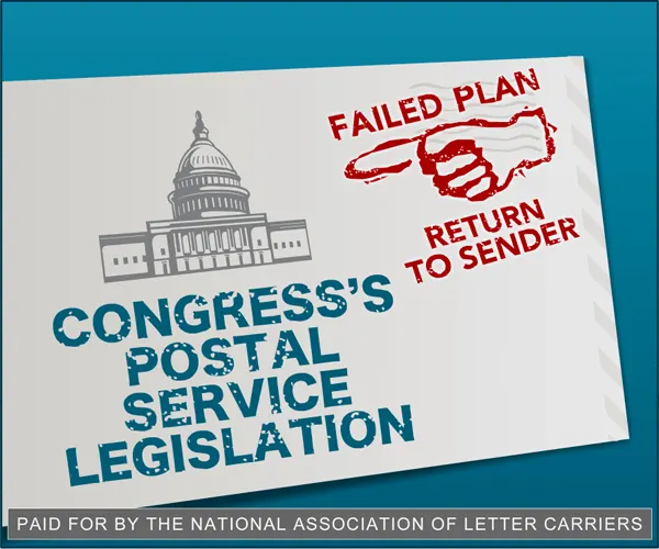 NATIONAL ASSOC. OF LETTER CARRIERS Legislation Ad