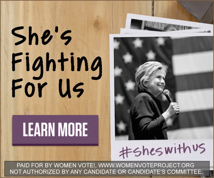 WOMENVOTEPROJECT.ORG Hillary for America Campaign Ad