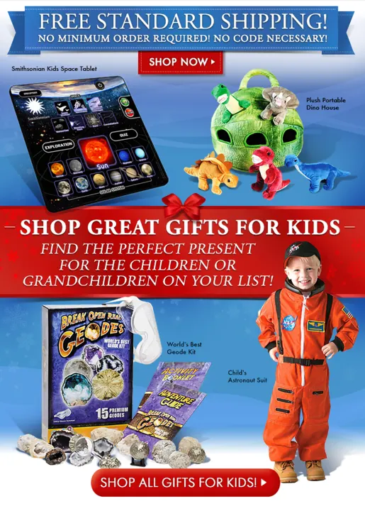SMITHSONIAN STORE Static email - Design and development