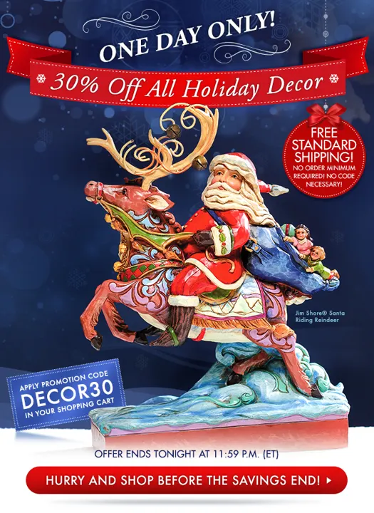 SMITHSONIAN STORE Holiday static email
