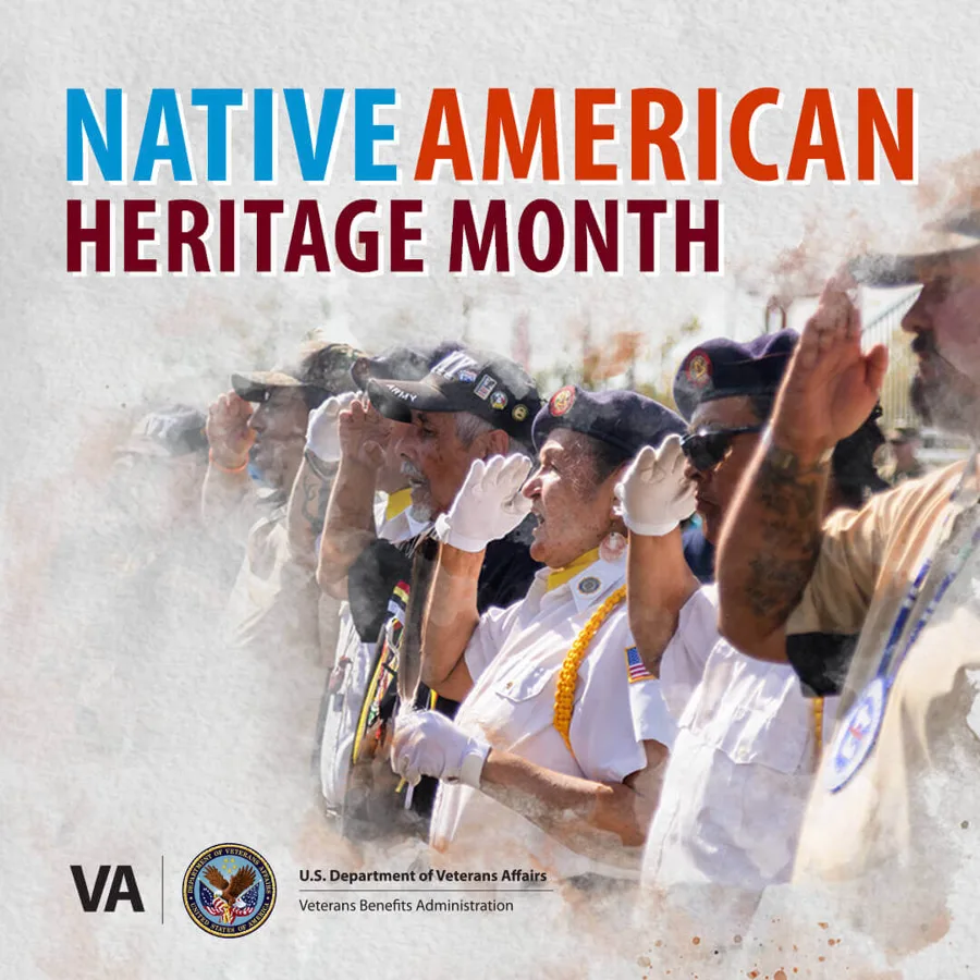 NATIVE AMERICAN HERITAGE MONTH VA Social media ad