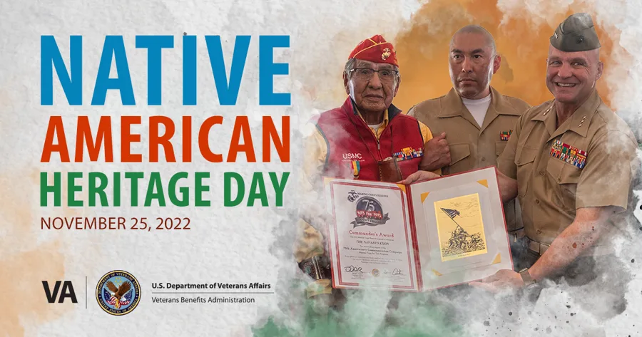 NATIVE AMERICAN HERITAGE DAY VA Social media ad