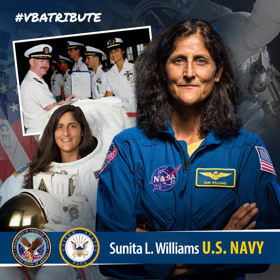 VBA TRIBUTE SUNITA L. WILLIAMS U.S. NAVY VA Social media ad